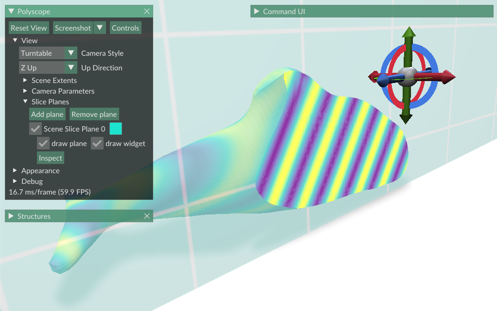 Slice Planes - Polyscope - Python